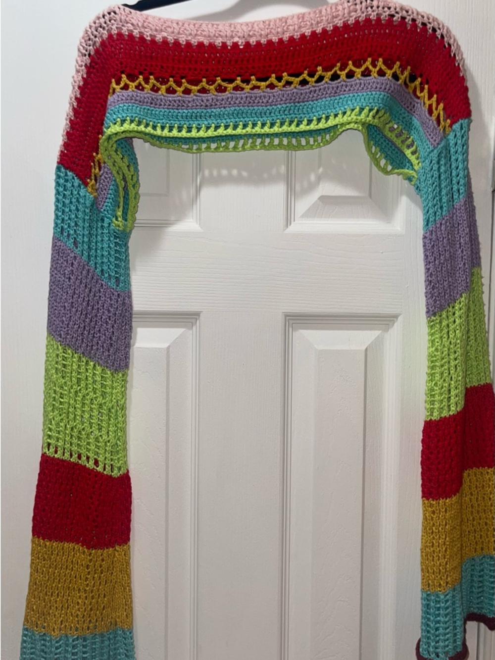 Fashion Nova Crochet Multicolor Balero. NWOT